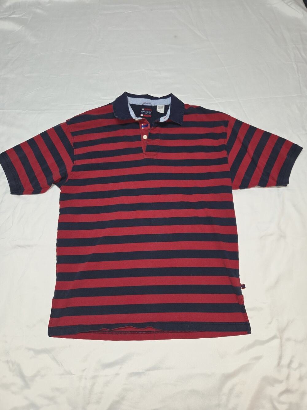 Bugle Boy Classics Men's Shirt L Striped Short Sleeve